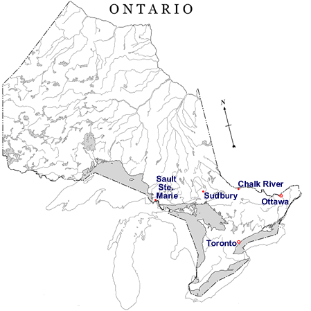 carte de Ontario