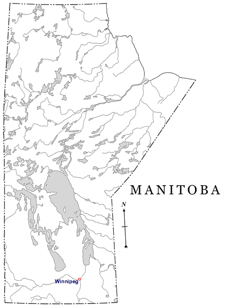 carte de Manitoba